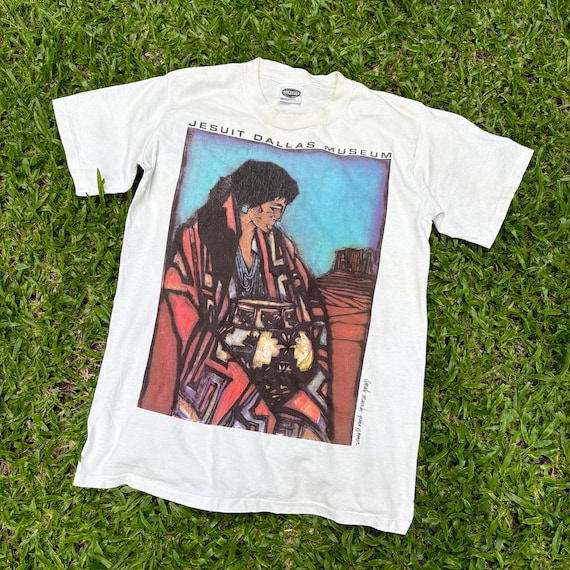 Vintage 90s Art Dallas Museum Tee Shirt (DDP / No Import Fees) - Etsy