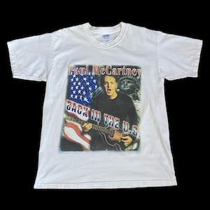 Vintage 2002 Paul McCartney – Back in the U.S. Tour Tee