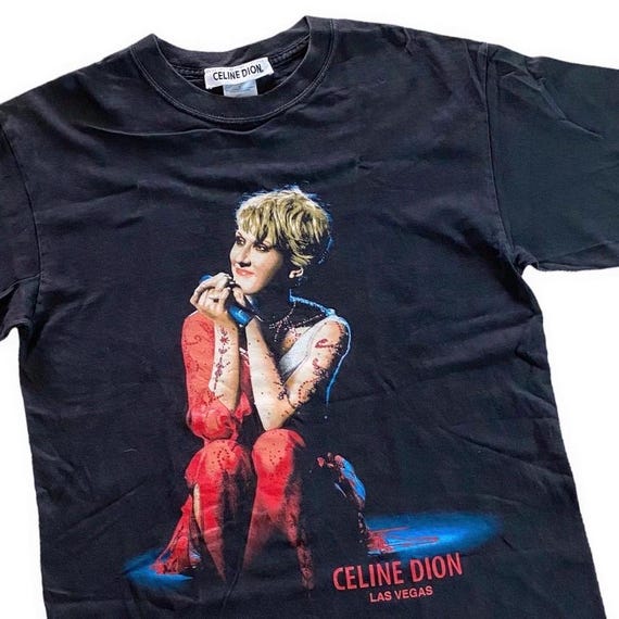 Vintage 2000s Celine Dion Las Vegas Tour T-shirt Size M - Etsy