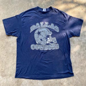 Vintage 80s Dallas Cowboys Tee – NFL Classic Graphic