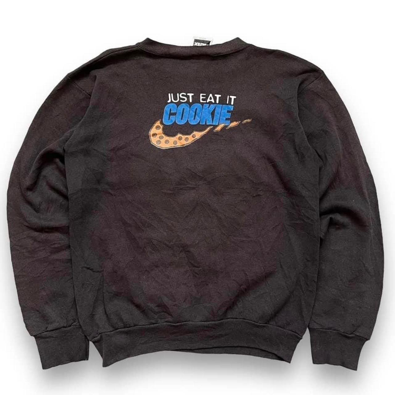 Vintage 90s Sesame Street Cookie Monster Sweatshirt Classic Kids