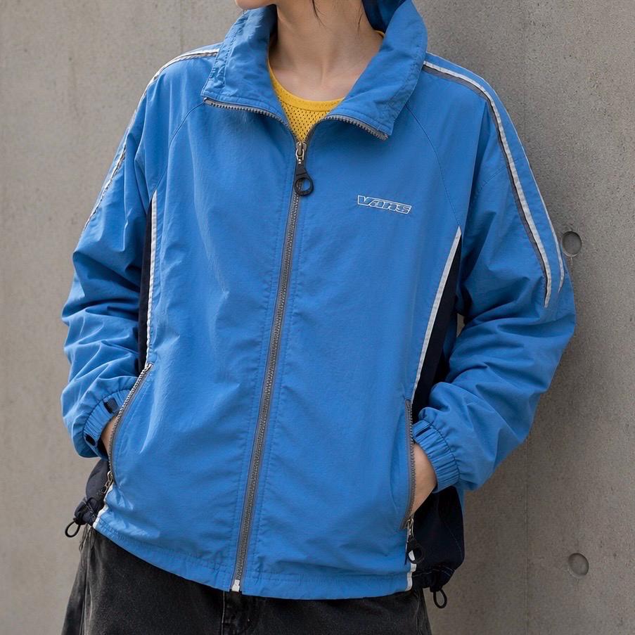 Vintage 90s Vans Sk8 Windbreaker Jacket Blue Black USA - Etsy