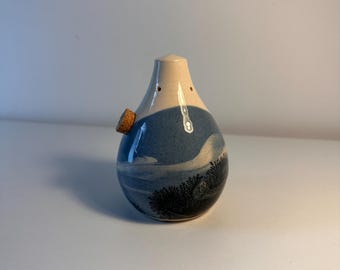 Vintage pepervaatje van Lauritz Adolph Hjorth, handgeschilderd