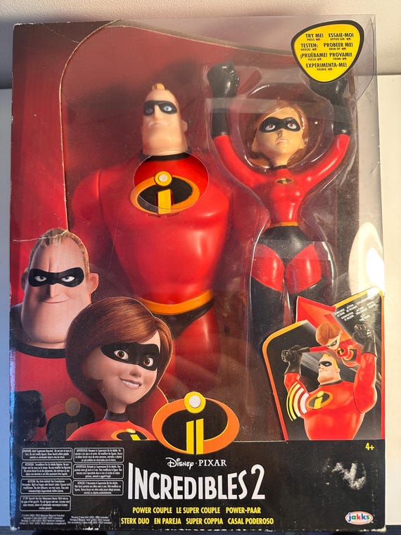 Incredibles 2 Power Couple Action Figure Set - Etsy