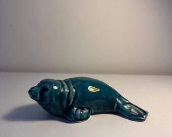 Vintage Poole-aardewerk zeeleeuwfiguur