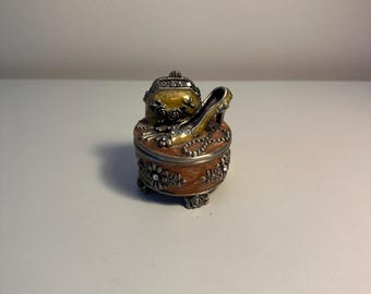 Vintage portemonnee schoenendoos