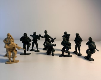 Vintage figuurtjes soldaten