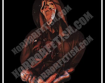 Guts | Zombie Ghostface Scream | Adult Horror Die Cut Waterproof Laminated Sticker