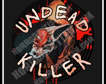 Undead Killer | Zombie Ghostface Scream | Adult Horror Die Cut Waterproof Laminated Sticker