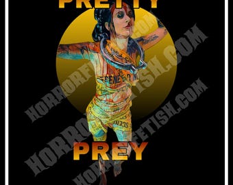 Pretty Prey | Adult Horror Die Cut Waterproof Laminated Sticker