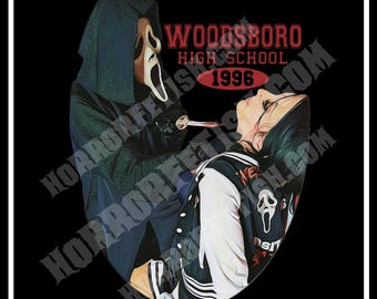 Woodsboro High | Ghostface Scream | Adult Horror Die Cut Waterproof Laminated Sticker