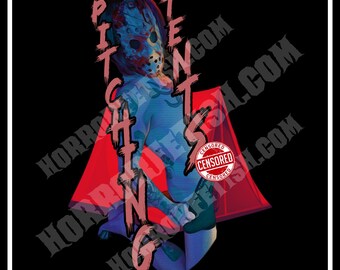 Pitching Tents | XXX Friday the 13th Jason Voorhees | Adult Horror Die Cut Waterproof Laminated Sticker