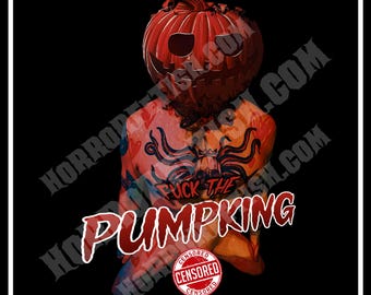 Pumpking | XXX | Adult Horror Die Cut Waterproof Laminated Sticker