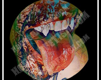 Teeth | Adult Horror Die Cut Waterproof Laminated Sticker