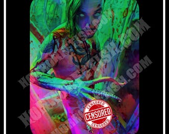 Tentacock | XXX | Adult Horror Die Cut Waterproof Laminated Sticker