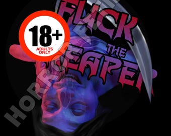 Fuck the Reaper | XXX | Adult Horror Die Cut Waterproof Laminated Sticker