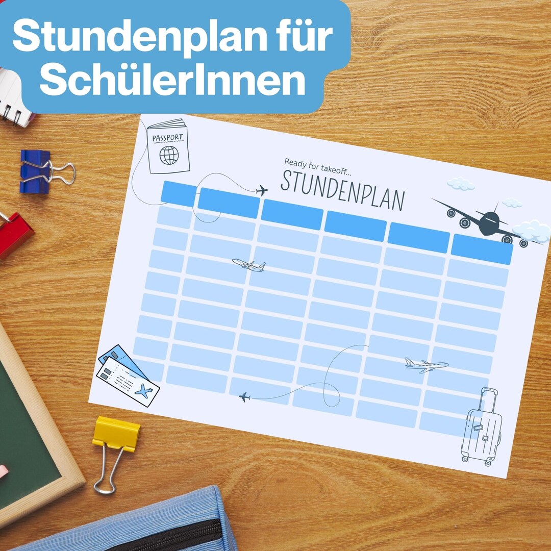 Plane Timetable Activity Airplane Timetable PDF for Printing | A4 Printable Template | Digital ...
