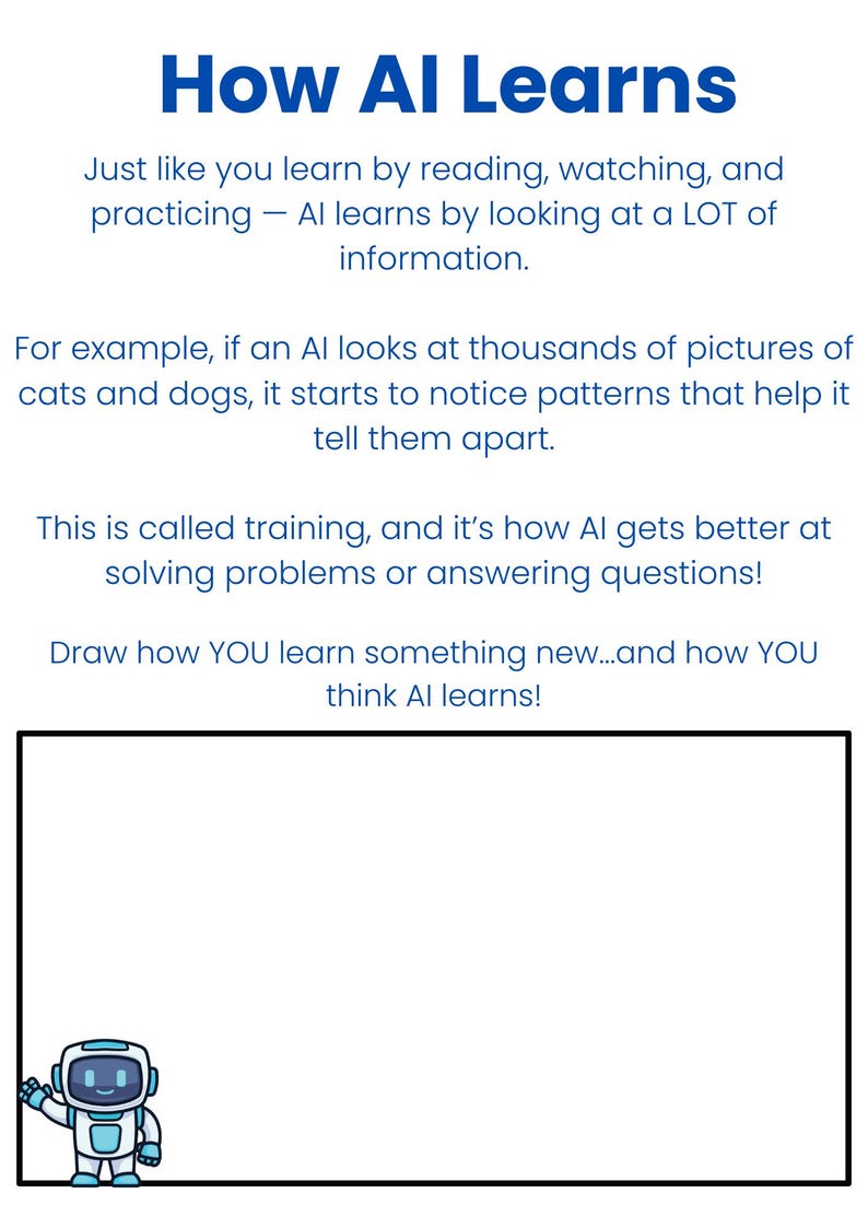 AI for Kids Workbook Bundle: STEM & ChatGPT Learning (Digital Download) image 6