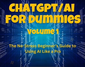 ChatGPT AI Workbook for Beginners: Step-by-Step Guide (Digital Download)