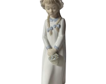 Vintage Zaphir Porcelain Figurine – Spanish Girl With Rabbit
