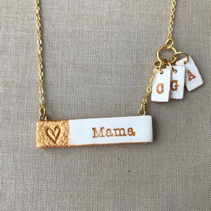 Spring Jewelry, Color Name Necklace, Pastel, Necklace for Mom, Nana, Aunt, Bubbie, Abuela, Yia Yia, Nonna and Mewmaw image 3