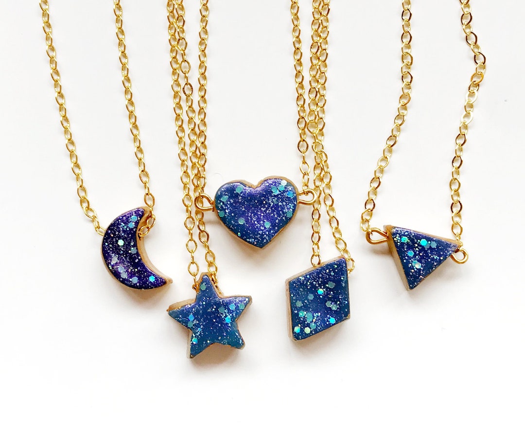 Lucky charm diamond necklace Clearance