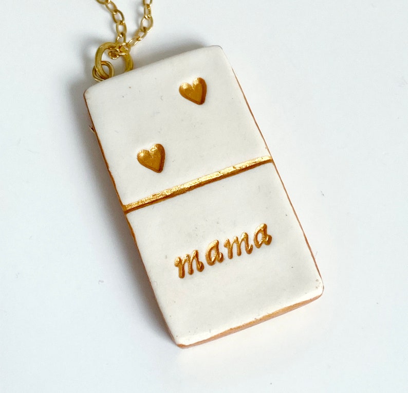 Mama of 1, 2, 3, 4, Grandma of 4, 5, 6 , Mother's Day Jewelry, Domino Necklace, Multiple Grandkids necklace, Personalized Necklace for her image 4