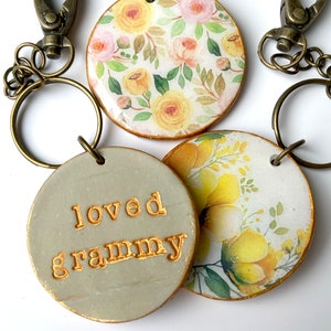 Mother Keychain, Custom Keyring for Mama, Mother's Day Keychain, Personalized for Grammy, from grandchildren, from Niece, From goddaughter image 7