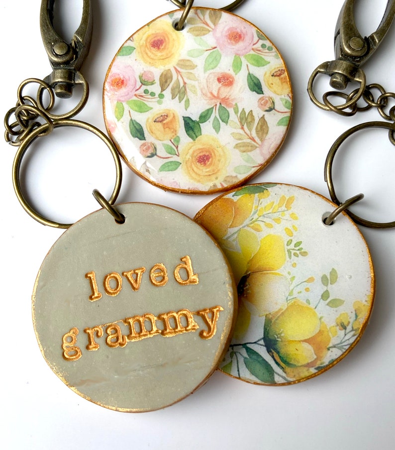 Mother Keychain, Custom Keyring for Mama, Mother's Day Keychain, Personalized for Grammy, from grandchildren, from Niece, From goddaughter image 7