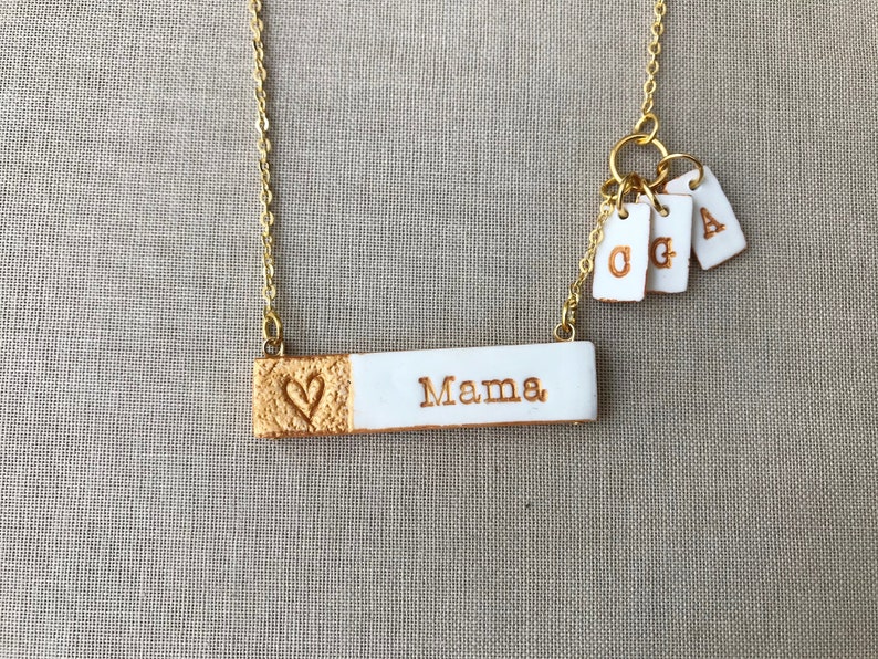 Spring Jewelry, Color Name Necklace, Pastel, Necklace for Mom, Nana, Aunt, Bubbie, Abuela, Yia Yia, Nonna and Mewmaw image 3