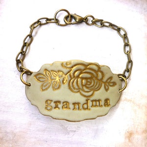 Grandmother Bracelet, Grandma, Nana, Grammy, Granny, Nanny, Yia Yia, Bubbie, oma Bracelet, Mother's Day Gift, Women's personalized Jewelry image 5