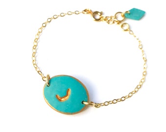 Arabic Letter Bracelet, Arabic Initial Jewelry, Arabic Bracelet, Personalized calligraphy Charm
