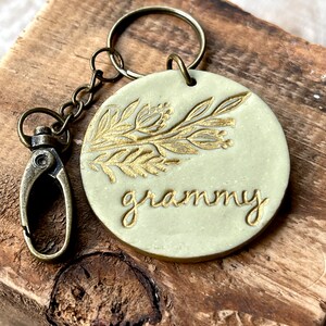 Stamped Keychain, Personalized, for Mom, Custom Keychain, Mama Gift, GRAMMY, Aunt Gift, for Auntie, for mama, Family Gifts image 5