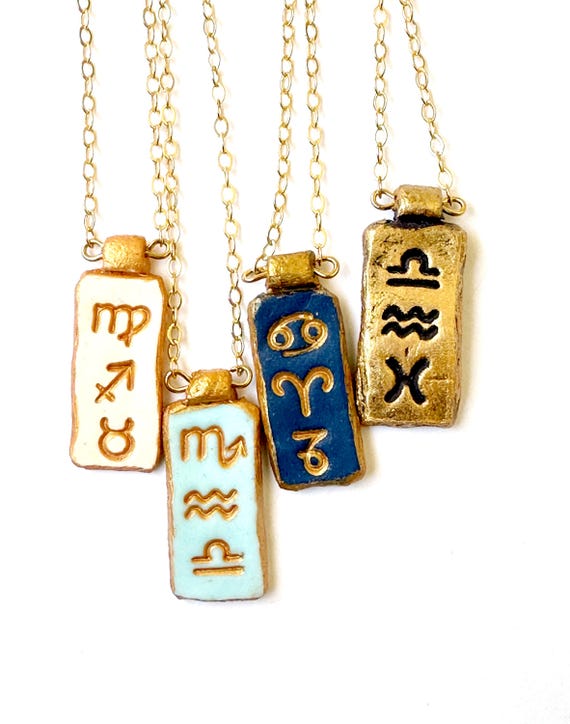 Sun Moon Rising Necklace, Custom Astro Chart Jewelry