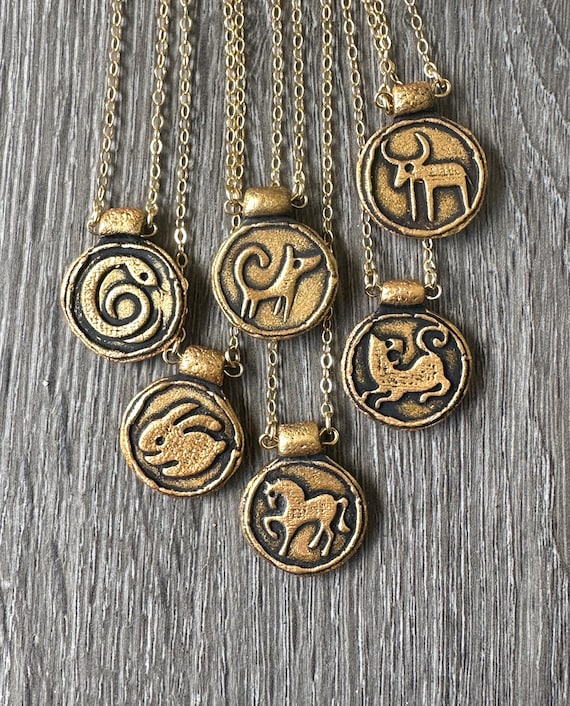 Chinese Zodiac Pendant,  Year of the Horse Jewelry, Horse Necklace