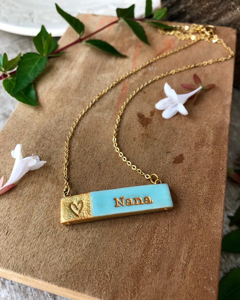 Spring Jewelry, Color Name Necklace, Pastel, Necklace for Mom, Nana, Aunt, Bubbie, Abuela, Yia Yia, Nonna and Mewmaw image 6