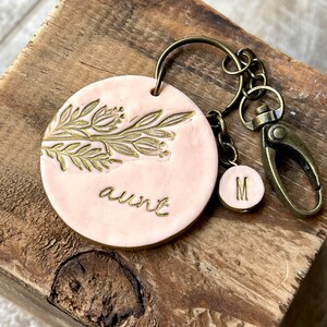 Stamped Keychain, Personalized, for Mom, Custom Keychain, Mama Gift, GRAMMY, Aunt Gift, for Auntie, for mama, Family Gifts image 6