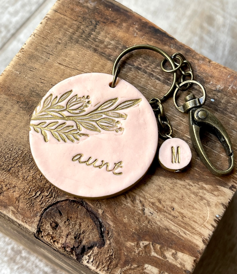 Stamped Keychain, Personalized, for Mom, Custom Keychain, Mama Gift, GRAMMY, Aunt Gift, for Auntie, for mama, Family Gifts image 6