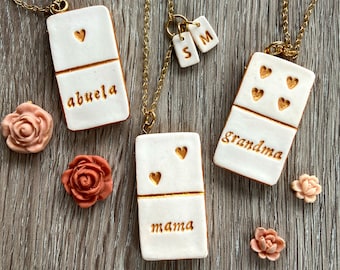 Mother of three kids, Four kids Family Necklace, Mother's Day Jewelry, Grandmother of six, Grammy of five, Three grandchildren, Mama of two