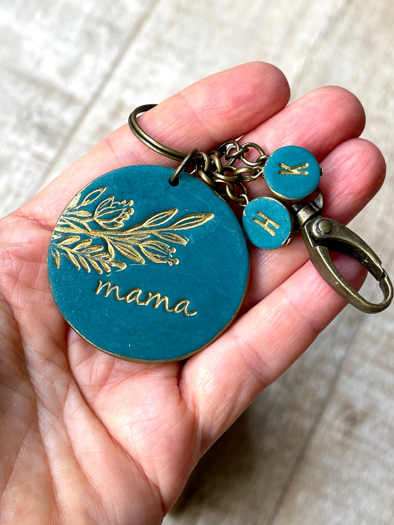 Stamped Keychain, Personalized, for Mom, Custom Keychain, Mama Gift, GRAMMY, Aunt Gift, for Auntie, for mama, Family Gifts image 7
