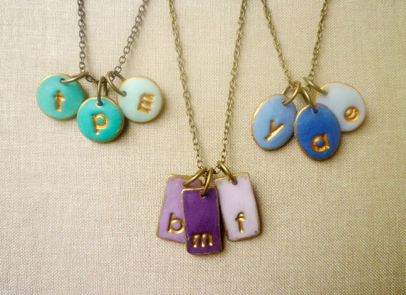 Small Letter Charm ADD ON