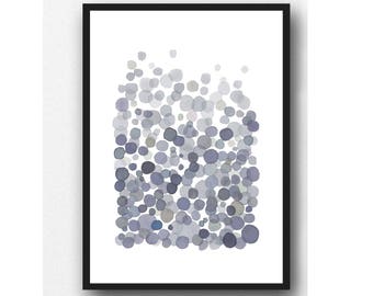 Modern Minimalist Art,  Abstract Art gray,  minimal painting, gray watercolor painting, Abstract watercolor painting gray, Watercolor print