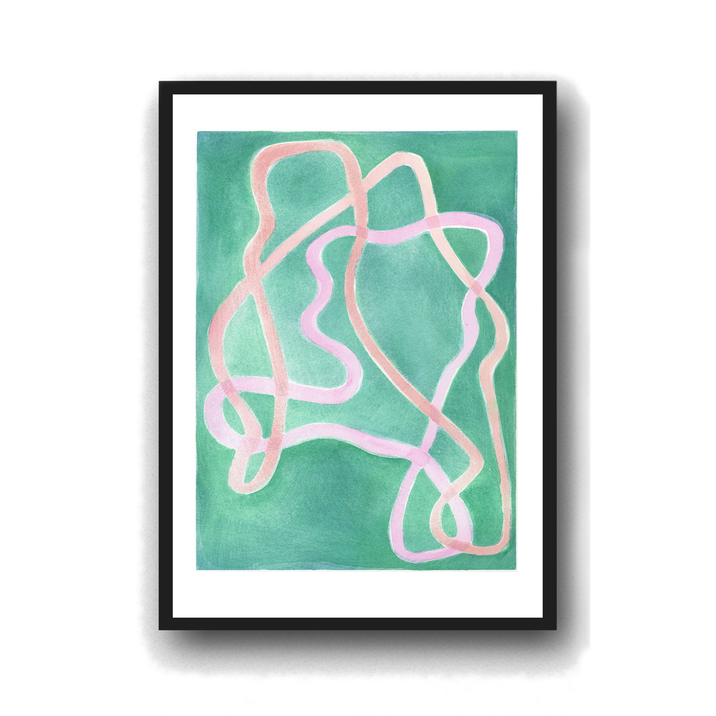 Minimalist Wall Art Abstract Lines Painting Minimal Print Minimalist Art