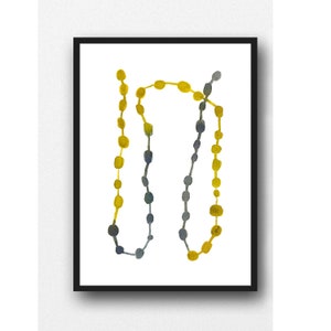 Abstract Watercolor Prints Set of 3 Prints, Abstract Modern Living Room Decor, Minimalist Art, Free shipping
