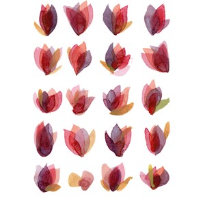 Moederdag geschenk bloemen kunst print Cadeau voor haar | Etsy