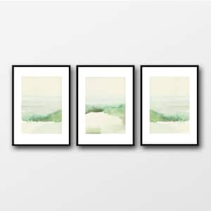 Watercolor prints landscape, Green Watercolor Landscape Paintings,  Set of 3 Prints, Landscape art prints