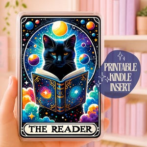 The Reader Kindle Insert for BookTok Girls | Digital Download | Kindle Sleeve | Printable for Kindle Paperwhite Case | Bookstagram
