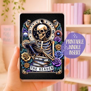 The Reader Kindle Insert for BookTok Girls | Digital Download | Kindle Sleeve | Printable for Kindle Paperwhite Case | Bookstagram