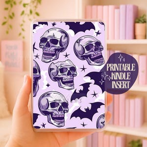 Halloween Kindle Insert for BookTok Girls | Digital Download | Kindle Sleeve | Printable for Kindle Paperwhite Case | Bookstagram