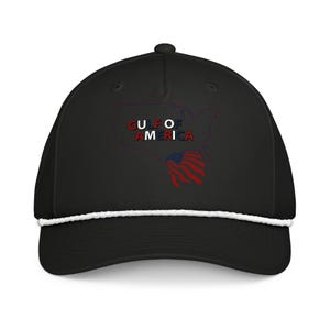 Gulf of America - Continental Pride Hat – Map & Flag Edition - Premium Classic Rope Cap - Summer - Beach - USA - Patriotic - 4th of July